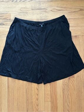 NWT Eileen Fisher Black Performance Lounge Shorts